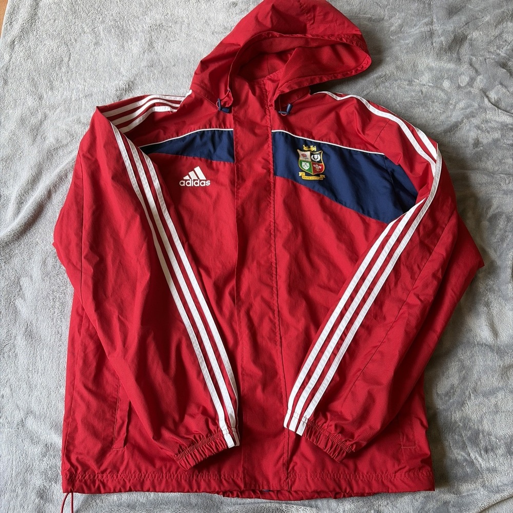 British Irish Lions 2009 South Africa Adidas Track‎ Jacket Rugby 42-44 Size L